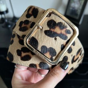 MaxMara Leopard Belt